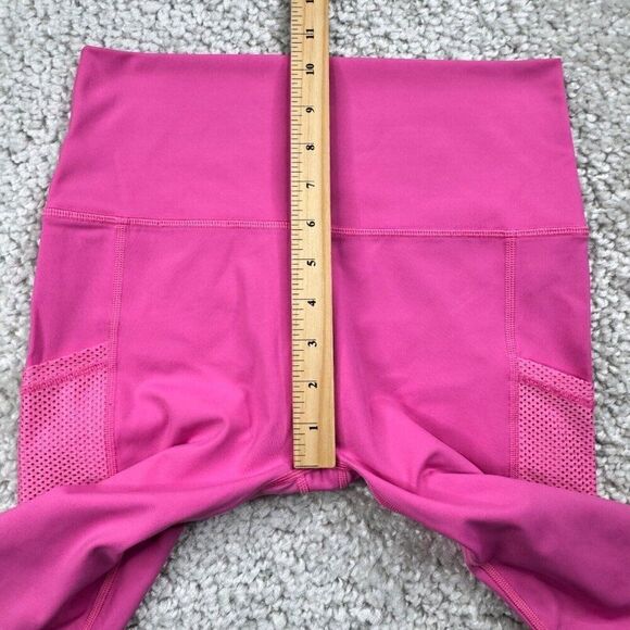 Aerie Offline Goals High Rise 7/8 Legging Pink Mesh Pockets - Picture 10 of 12
